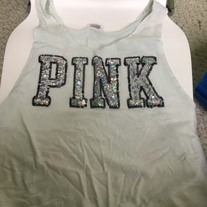 Pink muscle tee